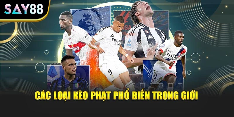 Các loại kèo phạt phổ biến trong giới